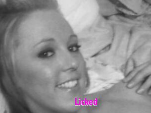 Licked